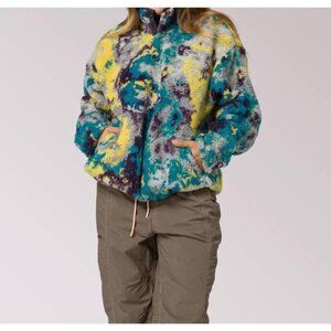 NEW PARKS PROJECT unisex olympic lichen high pile fleece pullover in multi